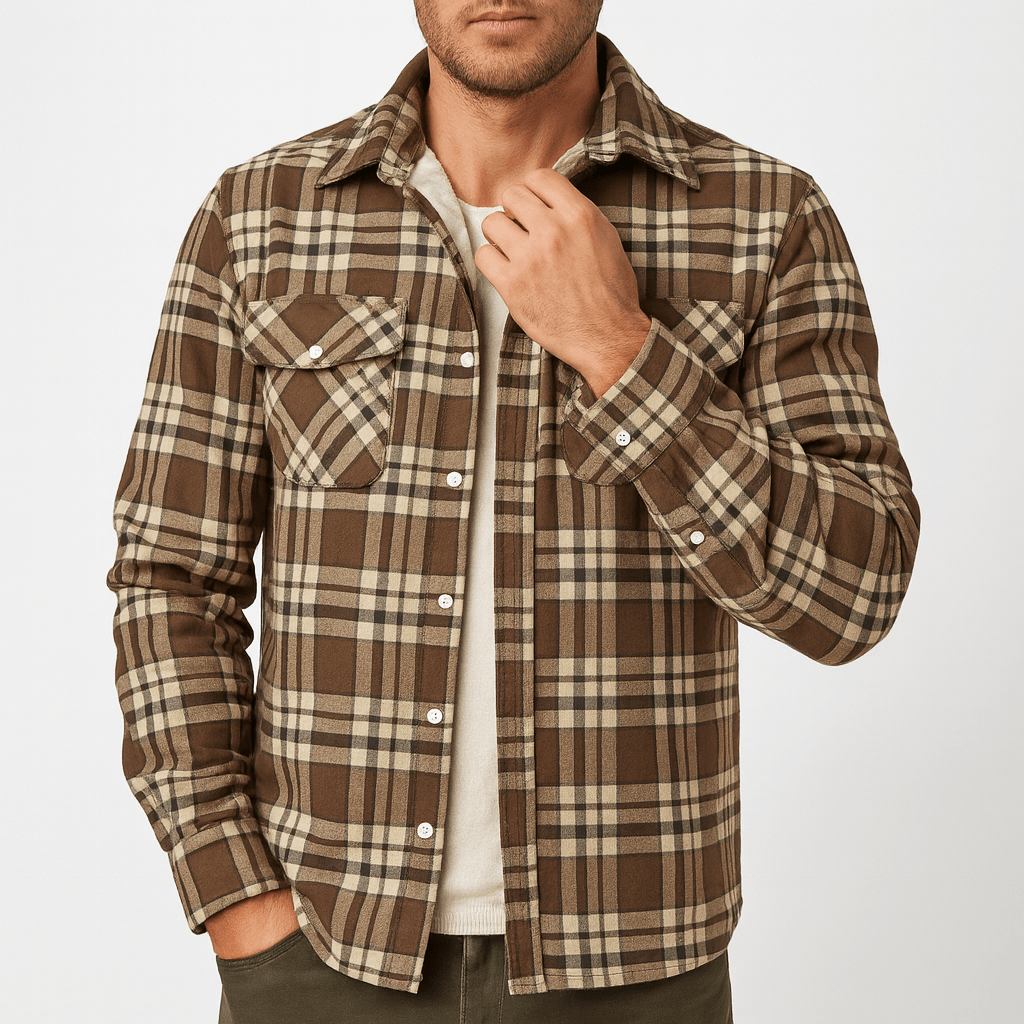 LUXEOUTFIT | Checked Bomber Jacket
