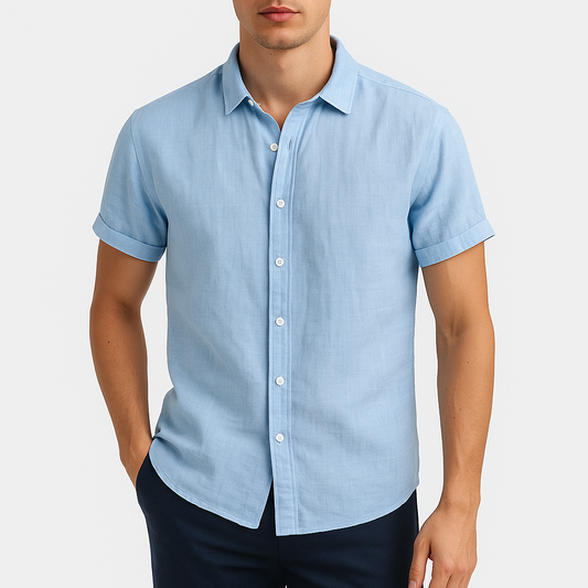 LUXEOUTFIT | Classic Linen Shirt