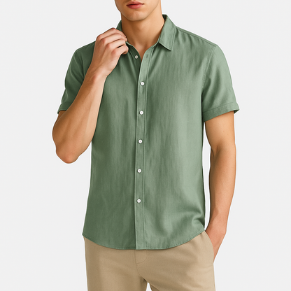 LUXEOUTFIT | Classic Linen Shirt