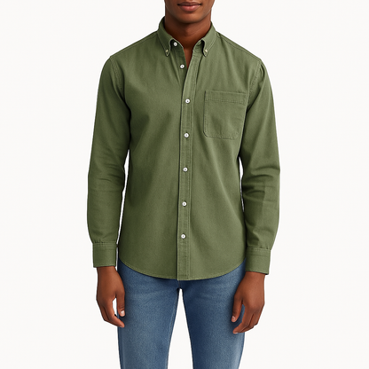 LUXEOUTFIT | Cotton Button Shirt