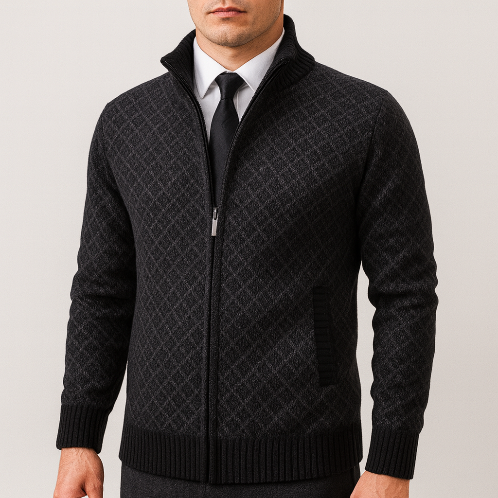 LUXEOUTFIT | Fitted Knit Cardigan