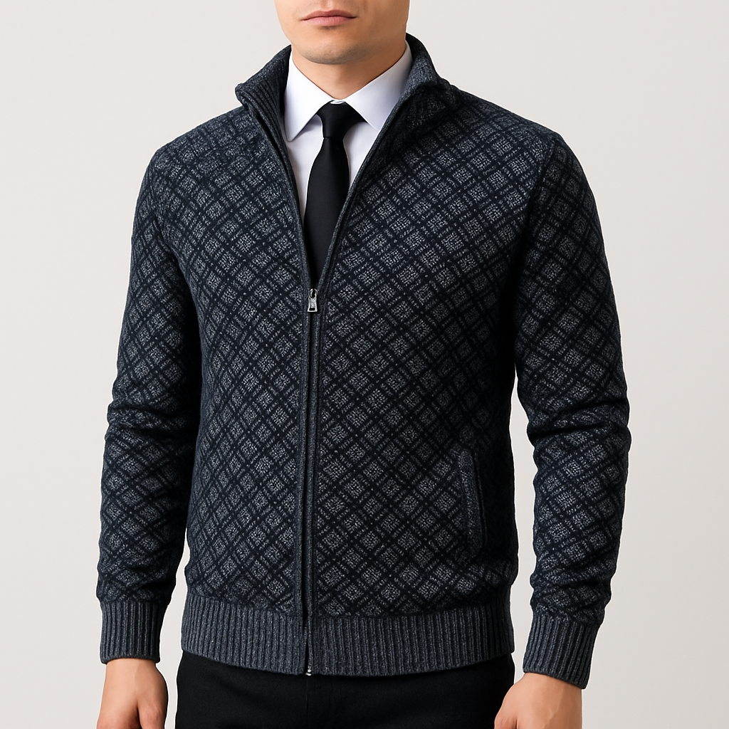 LUXEOUTFIT | Fitted Knit Cardigan