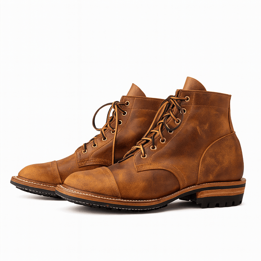 LUXEOUTFIT | Leather Ankle Boots