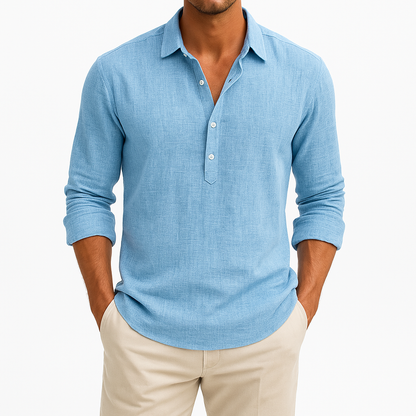 LUXEOUTFIT | Linen Button Shirt