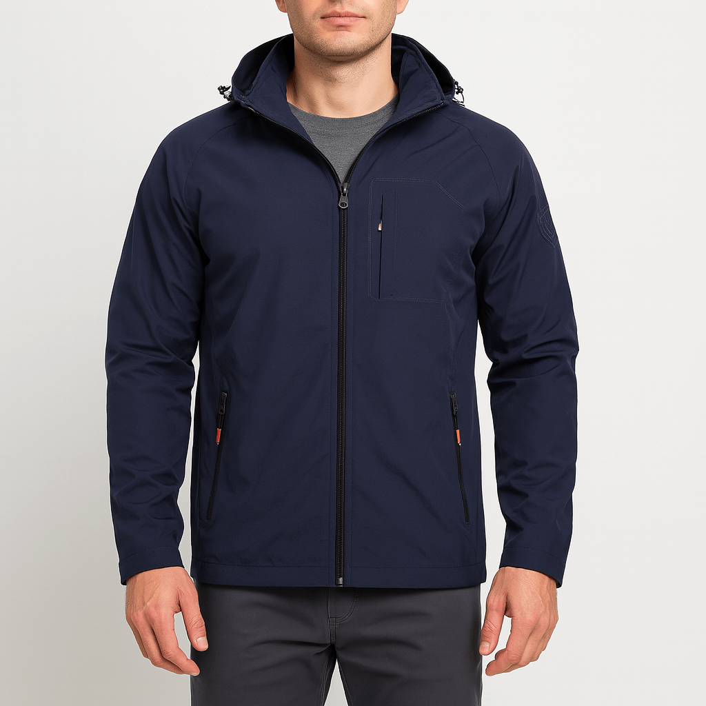 LUXEOUTFIT | Nylon Hooded Jacket