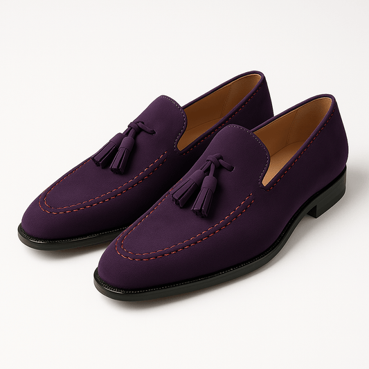 LUXEOUTFIT | Soft Leather Tassel Loafers