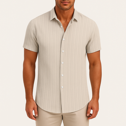LUXEOUTFIT | Striped Cotton Shirt