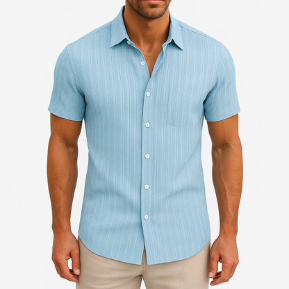 LUXEOUTFIT | Striped Cotton Shirt