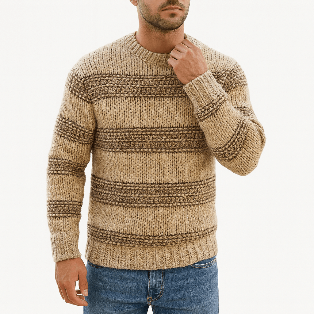 LUXEOUTFIT | Striped Knit Sweater