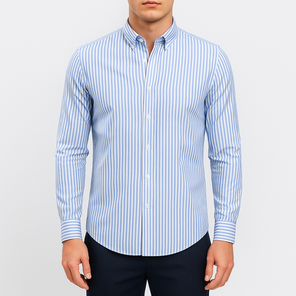 LUXEOUTFIT | Striped Overshirt