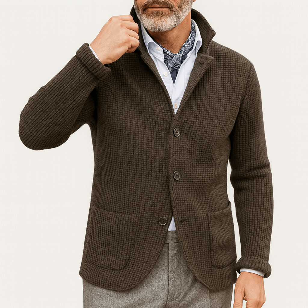 LUXEOUTFIT | Textured Knit Cardigan