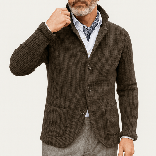 LUXEOUTFIT | Textured Knit Cardigan