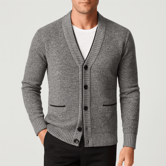 LUXEOUTFIT | V-Neck Plaid Cardigan