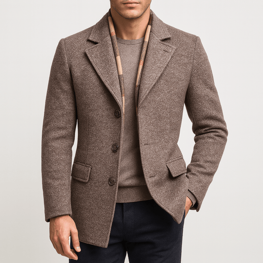 LUXEOUTFIT | Wool Blend Overcoat