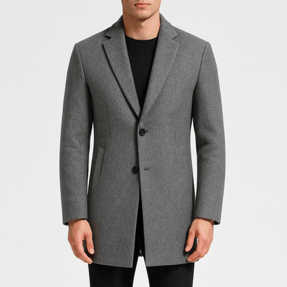 LUXEOUTFIT | Wool Blend Trench Coat