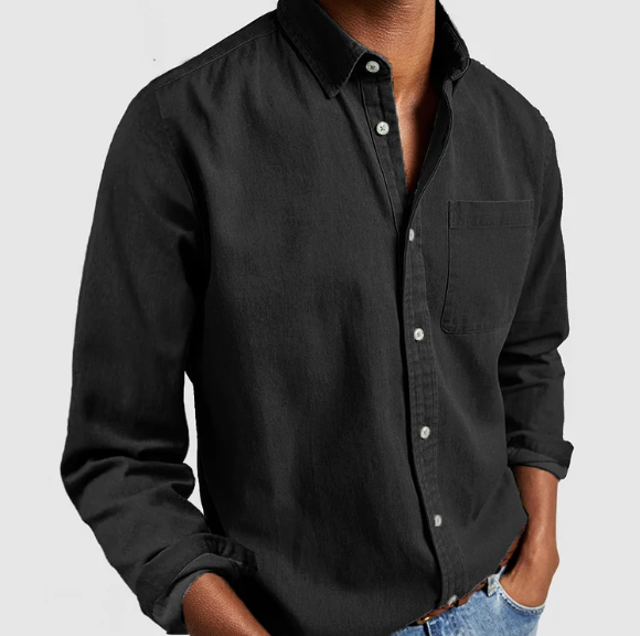 Linen Men's Shirt Peter for Casual and Semi-Formal Wear Luxeoutfit