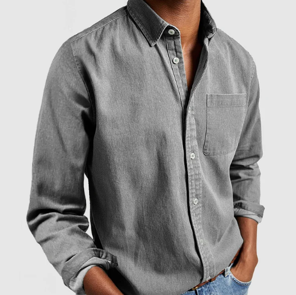 Linen Men's Shirt Peter for Casual and Semi-Formal Wear Luxeoutfit