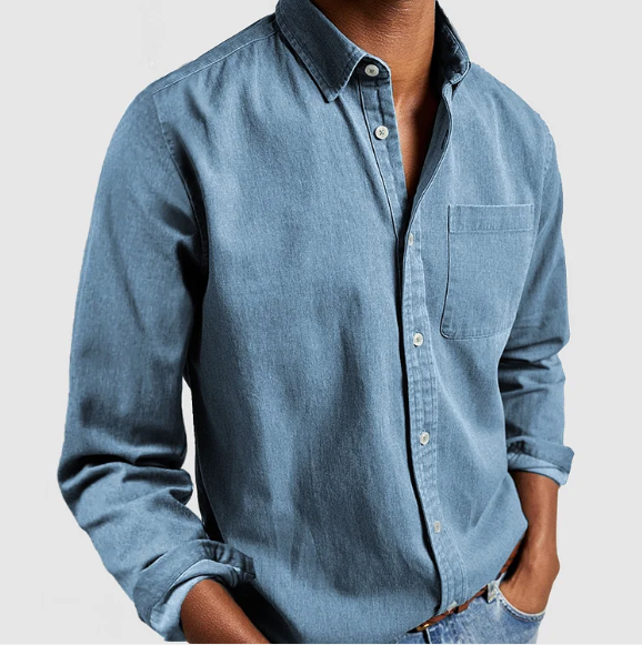 Linen Men's Shirt Peter for Casual and Semi-Formal Wear Luxeoutfit