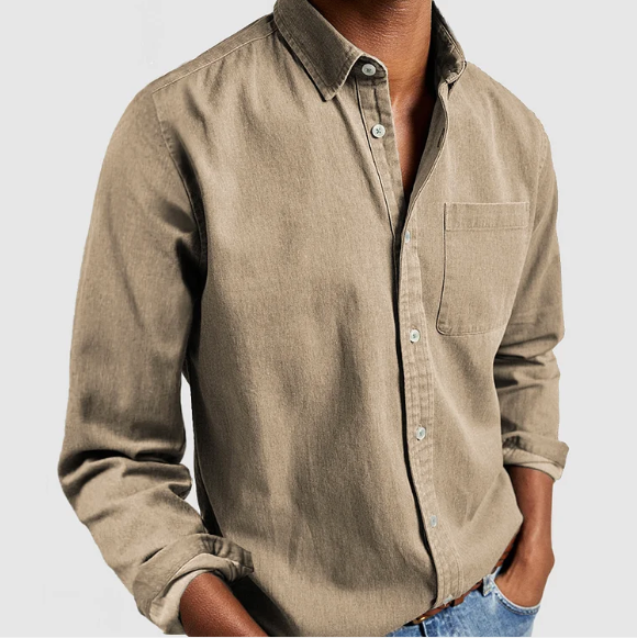 Linen Men's Shirt Peter for Casual and Semi-Formal Wear Luxeoutfit