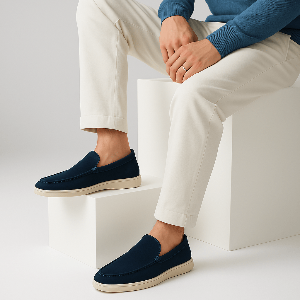 Giviny | Low Suede Loafers