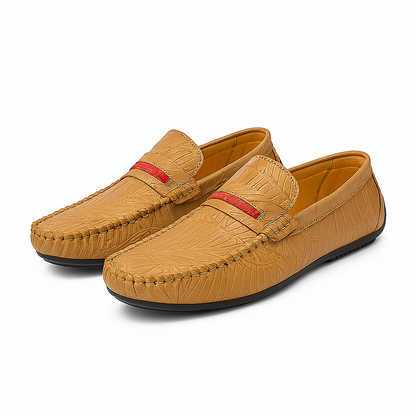 Luxeoutfit | Executive Textured Leather Loafers