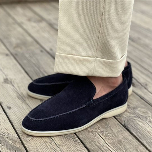 Men's Low Suede Loafers for Casual and Formal Wear Luxeoutfit