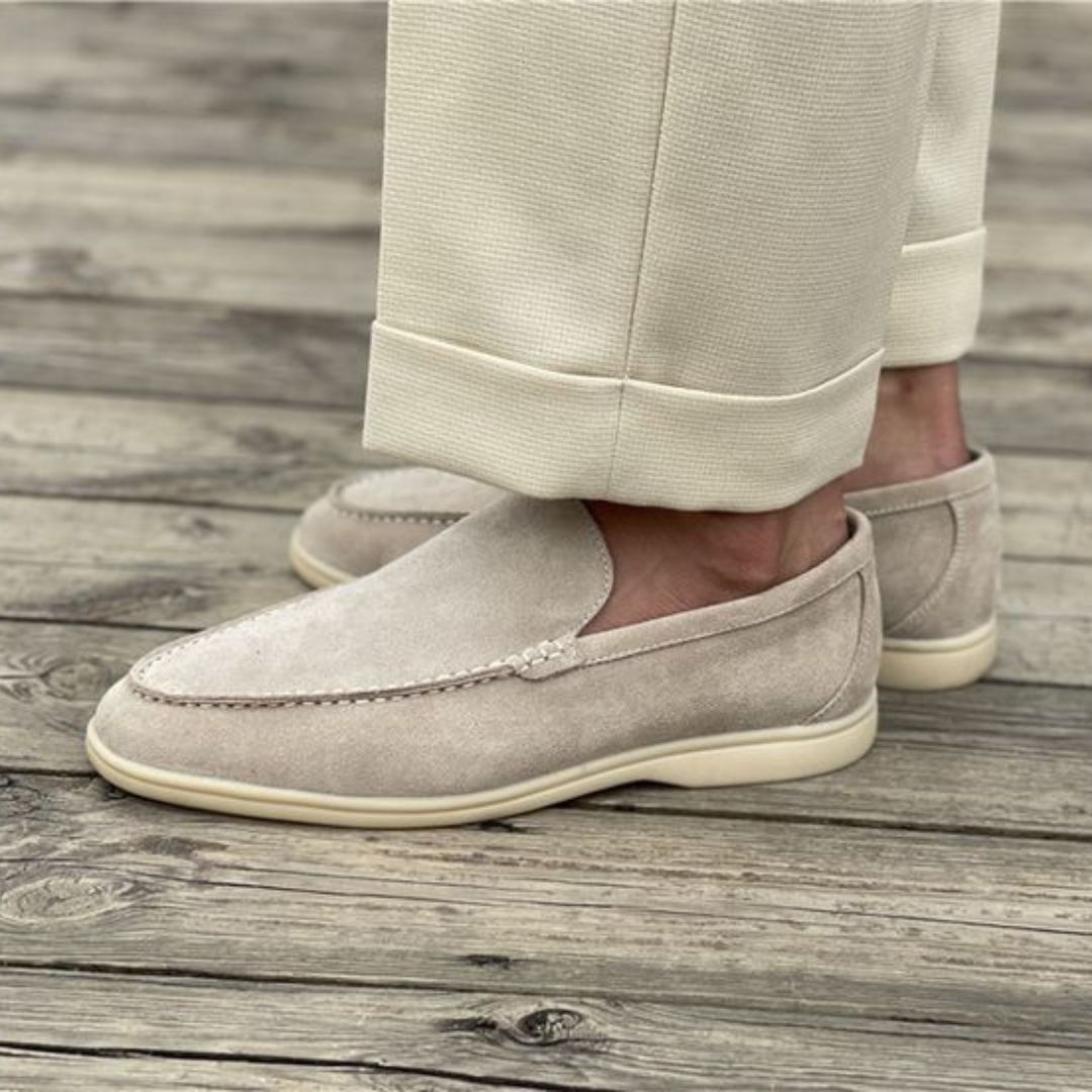 Men's Low Suede Loafers for Casual and Formal Wear Luxeoutfit