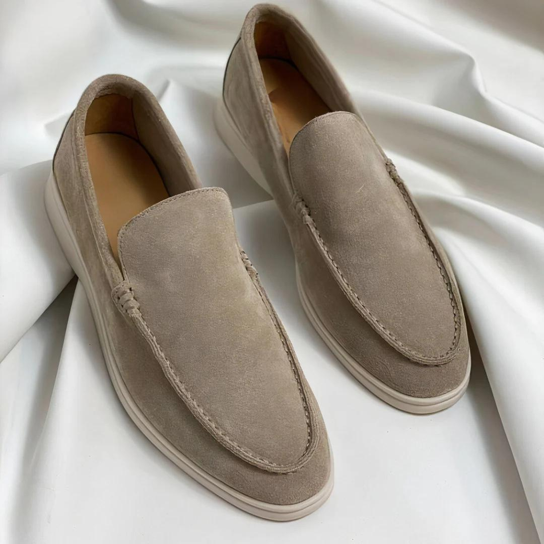 Men's Low Suede Loafers for Casual and Formal Wear Luxeoutfit