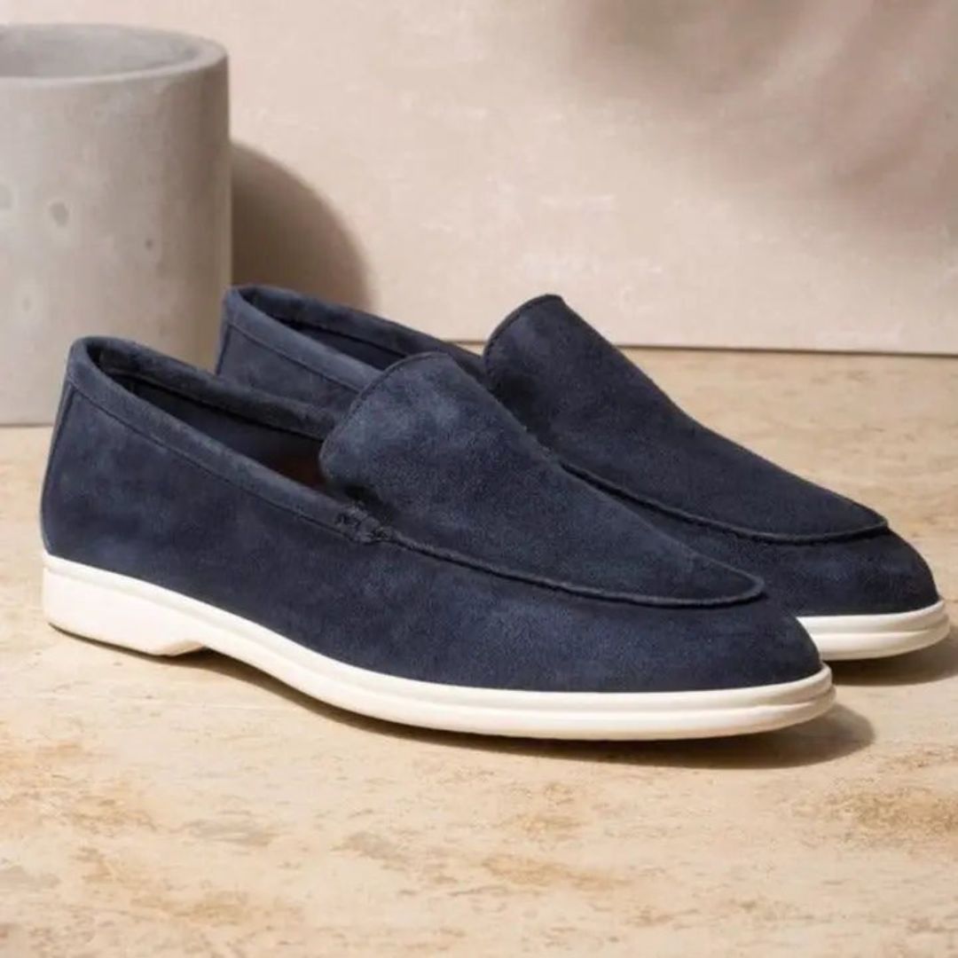 Men's Low Suede Loafers for Casual and Formal Wear Luxeoutfit