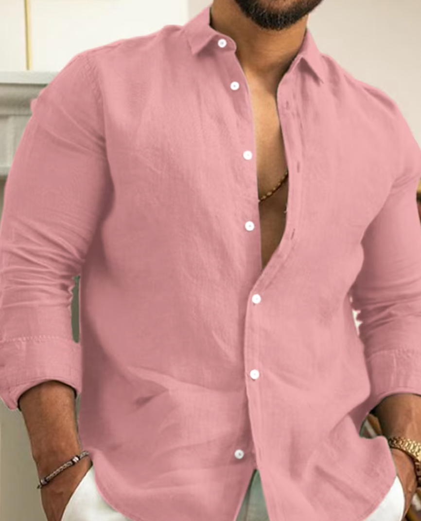 Men's Stylish Linen Shirt for Casual and Formal Wear Luxeoutfit