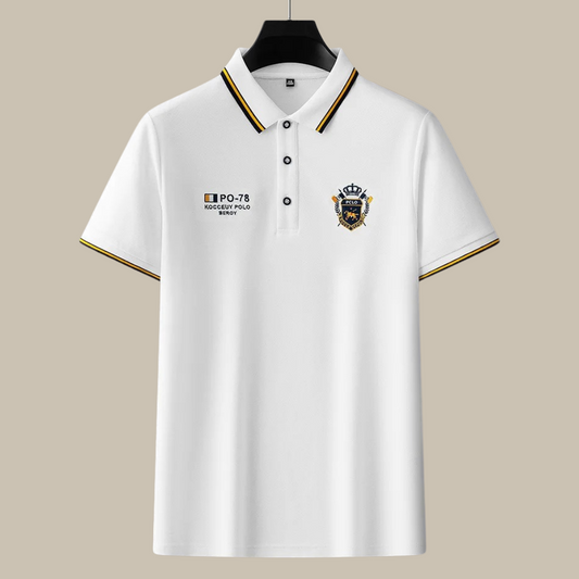 La Mer Polo Club - Elegant short-sleeved polo shirt for refined men