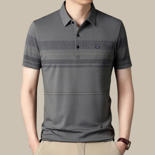 Ben - Casual plaid polo shirt for men with short sleeves