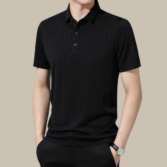 Marco - Polo casual striped for men with short sleeves