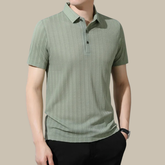 Marco - Polo casual striped for men with short sleeves