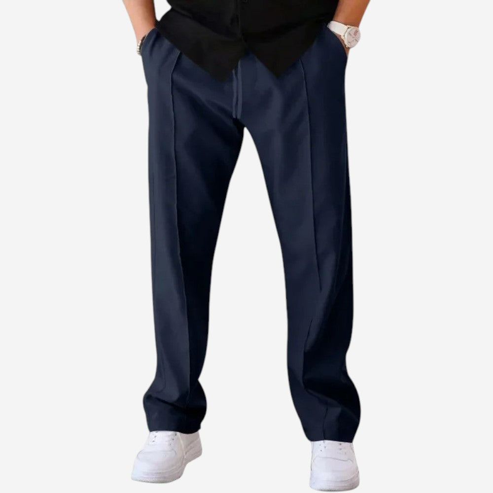 LUXEOUTFIT | Loose Straight Trousers