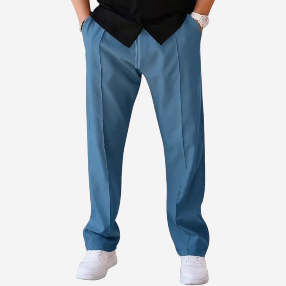 LUXEOUTFIT | Loose Straight Trousers