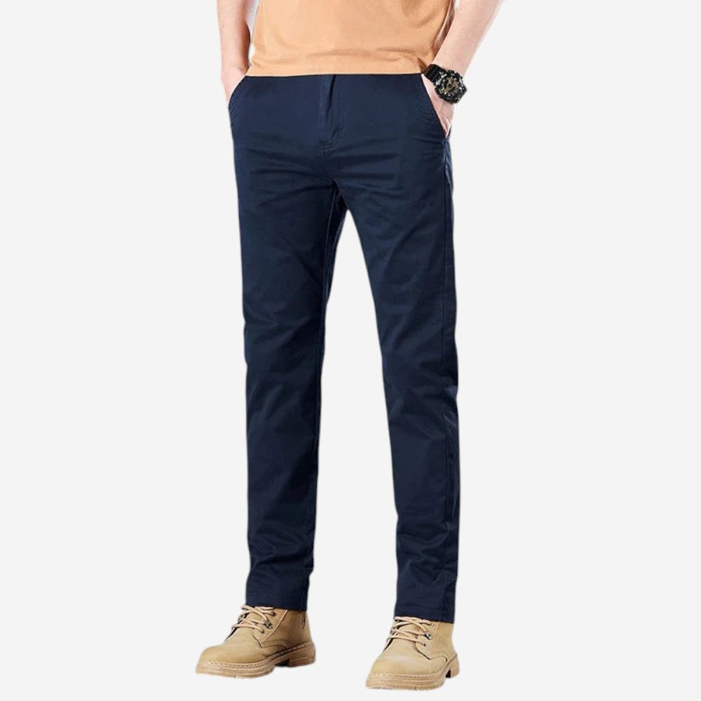 LUXEOUTFIT | Cotton Work Trousers