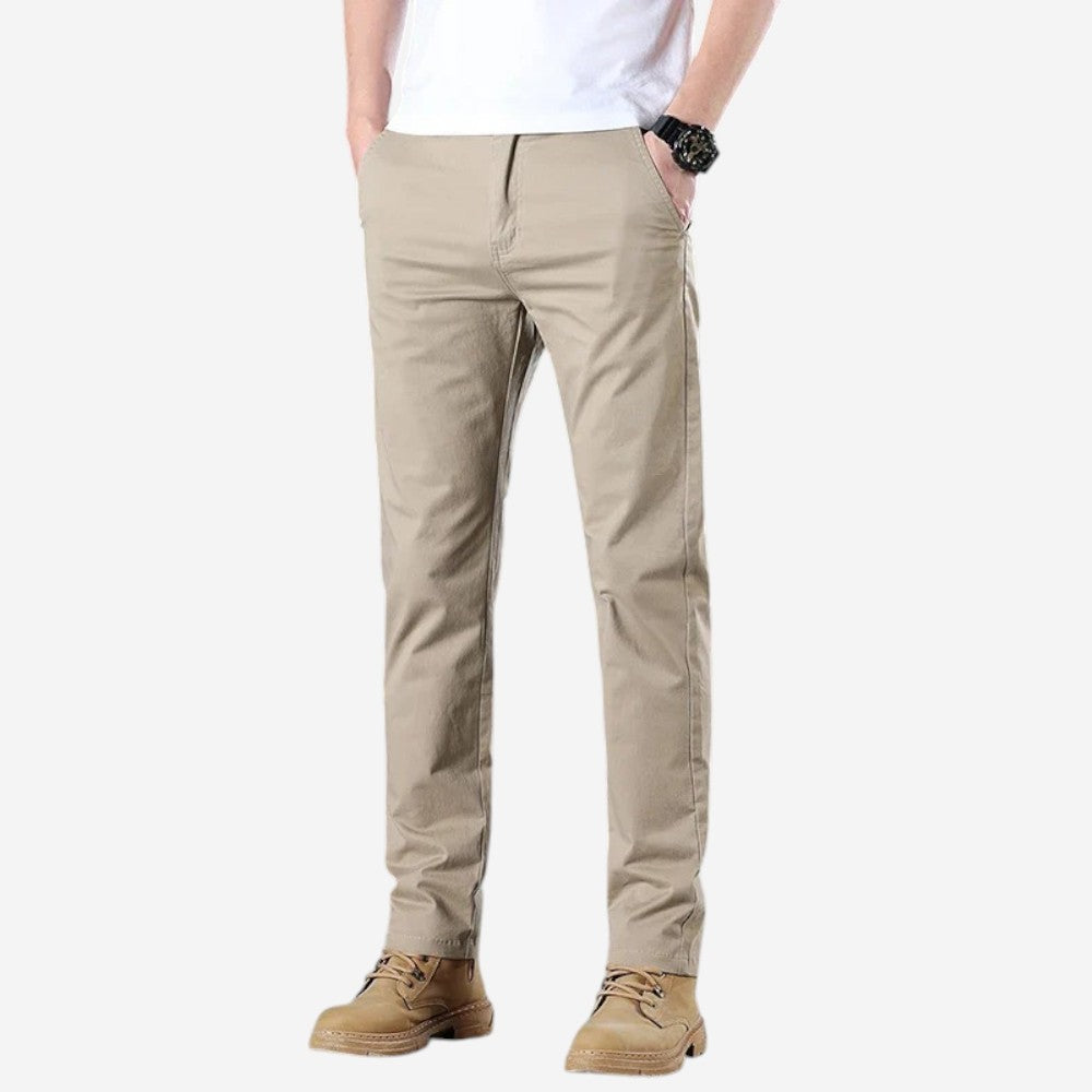 LUXEOUTFIT | Cotton Work Trousers