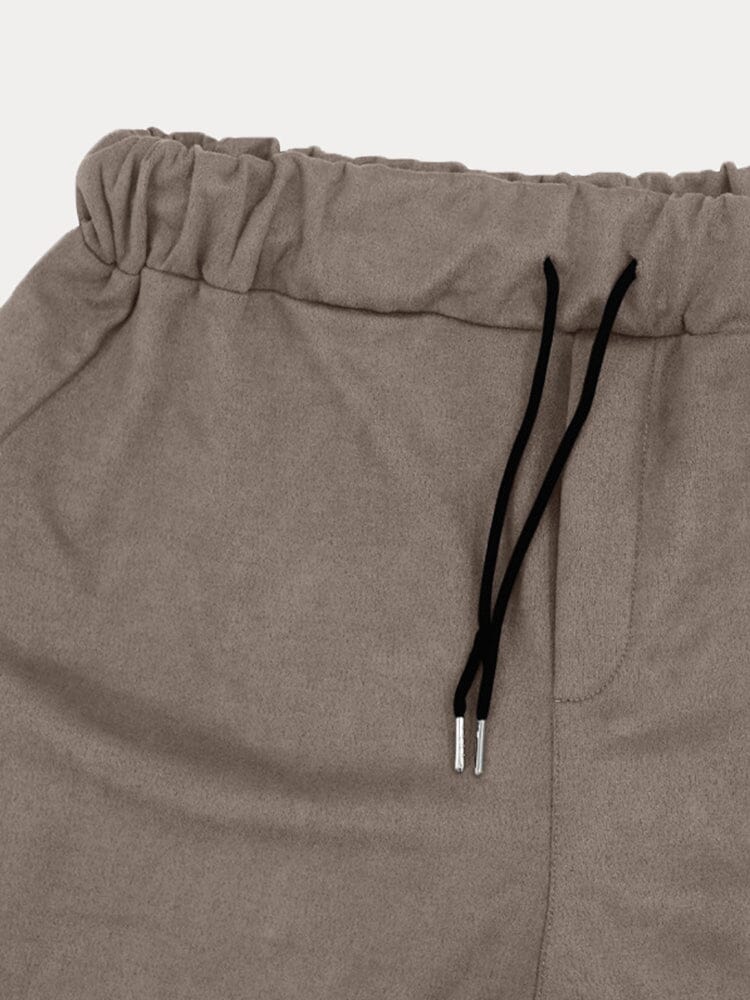 Camicia da uomo con bottoni e pantaloni athleisure set due pezzi