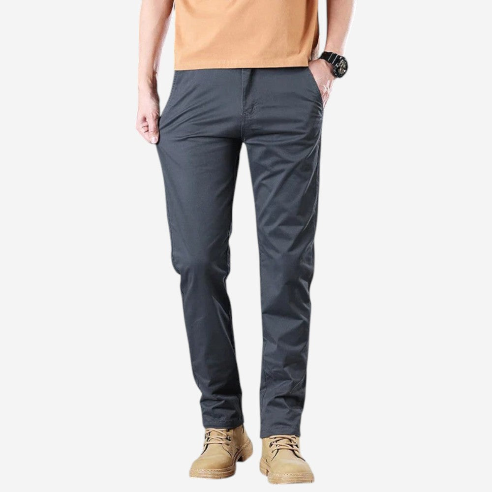 LUXEOUTFIT | Cotton Work Trousers