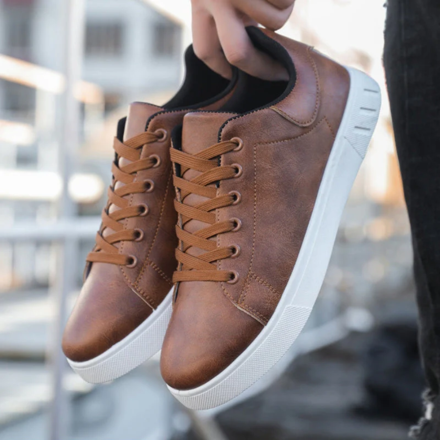 Stylish Leather Sneakers for Men Luxeoutfit