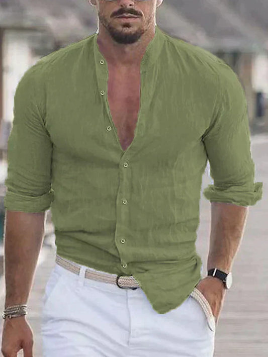 Daniel – la camicia di lino elegante per uomo