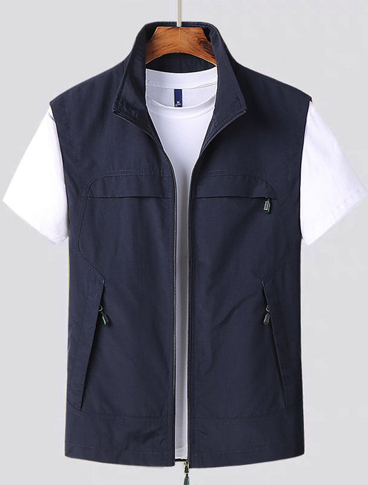 Gilet da uomo leggero, traspirante e ad asciugatura rapida